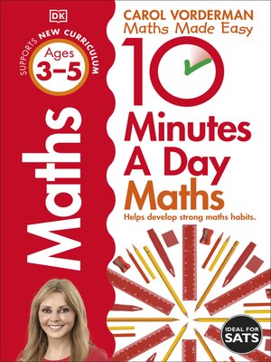 cover image of 10 Minutes a Day Maths, Ages 3-5 (Preschool)